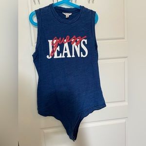 GUESS JEANS BLUE BODYSUIT